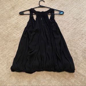 zara black halter top medium